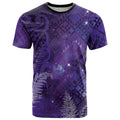 Aotearoa Taniko Matariki T Shirt Cosmic Violet