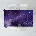 Aotearoa Taniko Matariki Tablecloth Cosmic Violet