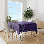 Aotearoa Taniko Matariki Tablecloth Cosmic Violet