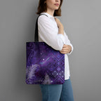 Aotearoa Taniko Matariki Tote Bag Cosmic Violet