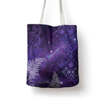Aotearoa Taniko Matariki Tote Bag Cosmic Violet