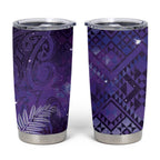 Aotearoa Taniko Matariki Tumbler Cup Cosmic Violet