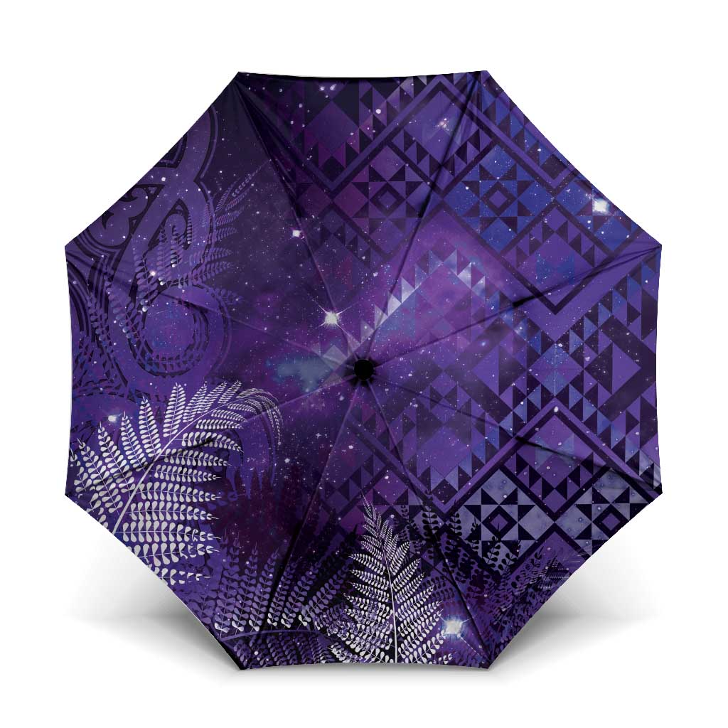 Aotearoa Taniko Matariki Umbrella Cosmic Violet