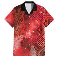 Aotearoa Taniko Matariki Hawaiian Shirt Cosmic Red