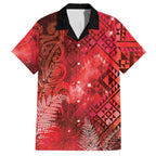 Aotearoa Taniko Matariki Hawaiian Shirt Cosmic Red