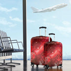 Aotearoa Taniko Matariki Luggage Cover Cosmic Red