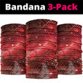 Aotearoa Taniko Matariki Neck Gaiter Cosmic Red