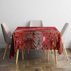 Aotearoa Taniko Matariki Tablecloth Cosmic Red