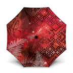 Aotearoa Taniko Matariki Umbrella Cosmic Red