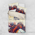 Melbourne Horse Racing Bedding Set Yellow Rose Champion LT7