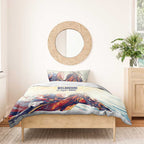 Melbourne Horse Racing Bedding Set Yellow Rose Champion LT7