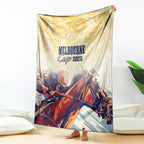 Melbourne Horse Racing Blanket Yellow Rose Champion LT7