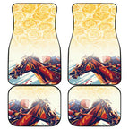 Melbourne Horse Racing Car Mats Yellow Rose Champion LT7