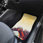 Melbourne Horse Racing Car Mats Yellow Rose Champion LT7