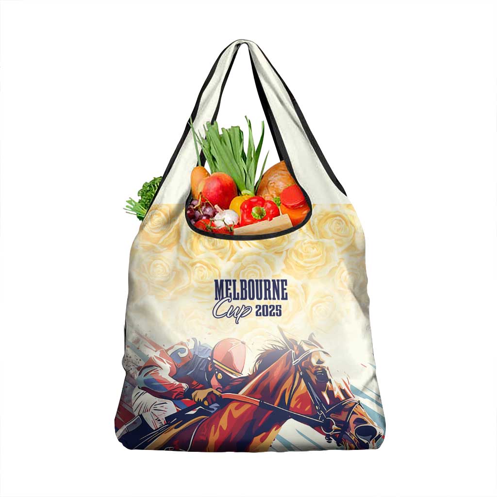 Melbourne Horse Racing Grocery Bag Yellow Rose Champion LT7