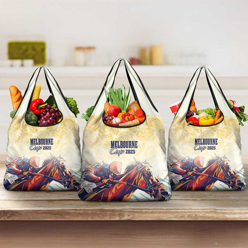 Melbourne Horse Racing Grocery Bag Yellow Rose Champion LT7