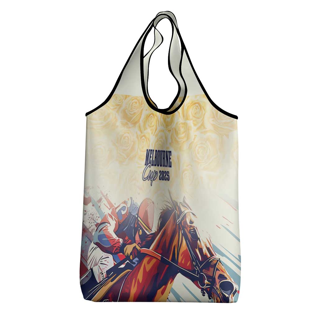Melbourne Horse Racing Grocery Bag Yellow Rose Champion LT7