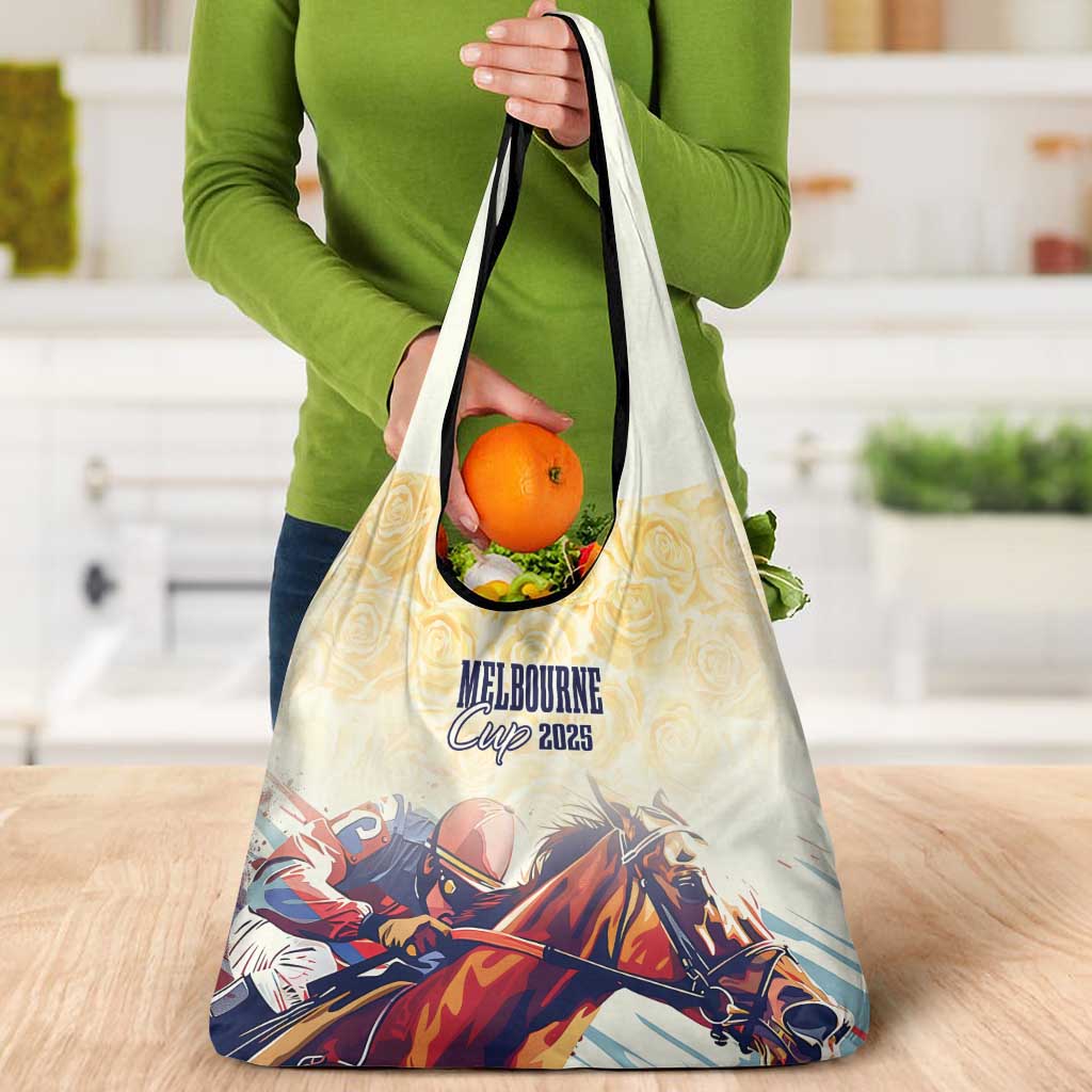 Melbourne Horse Racing Grocery Bag Yellow Rose Champion LT7