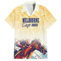 Melbourne Horse Racing Hawaiian Shirt Yellow Rose Champion LT7