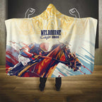 Melbourne Horse Racing Hooded Blanket Yellow Rose Champion LT7