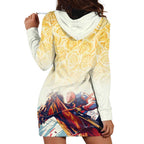 Melbourne Horse Racing Hoodie Dress Yellow Rose Champion LT7