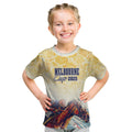 Melbourne Horse Racing Kid T Shirt Yellow Rose Champion LT7