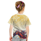 Melbourne Horse Racing Kid T Shirt Yellow Rose Champion LT7