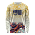 Melbourne Horse Racing Long Sleeve Shirt Yellow Rose Champion LT7