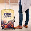 Melbourne Horse Racing Luggage Cover Yellow Rose Champion LT7