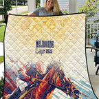 Melbourne Horse Racing Quilt Yellow Rose Champion LT7