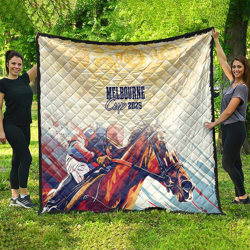 Melbourne Horse Racing Quilt Yellow Rose Champion LT7