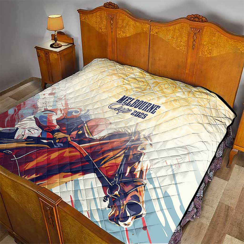 Melbourne Horse Racing Quilt Yellow Rose Champion LT7