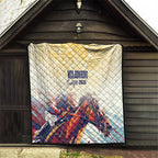 Melbourne Horse Racing Quilt Yellow Rose Champion LT7