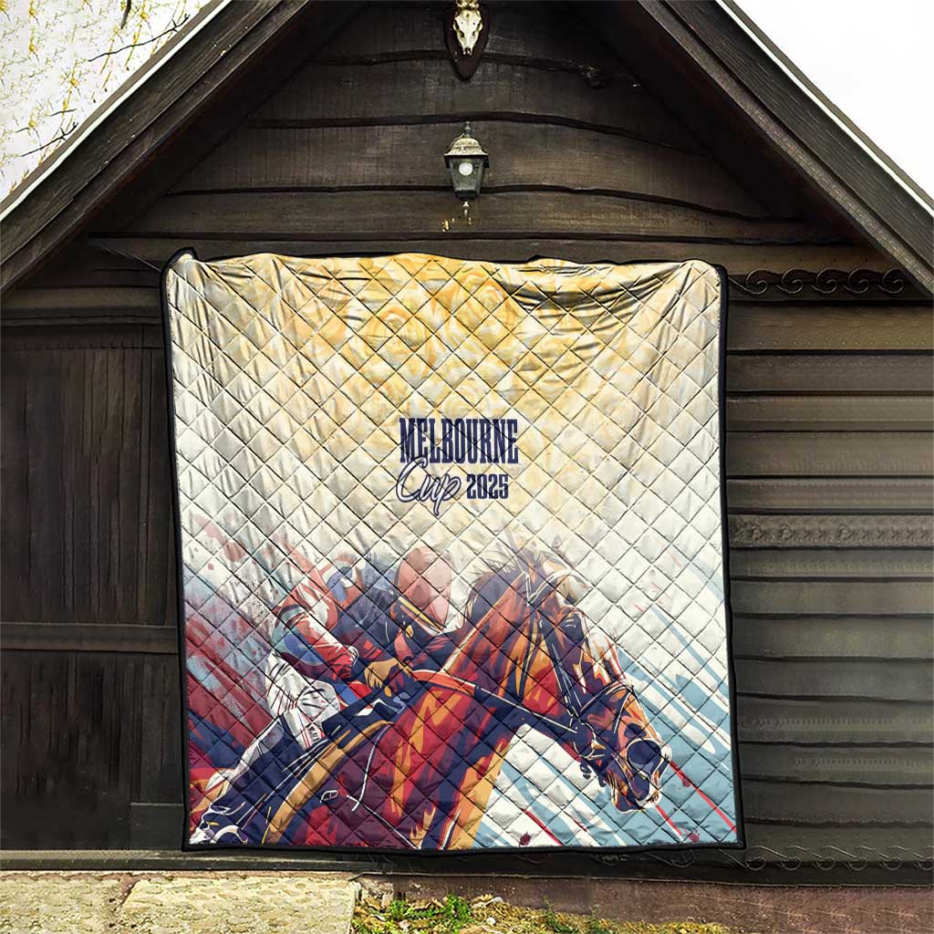 Melbourne Horse Racing Quilt Yellow Rose Champion LT7