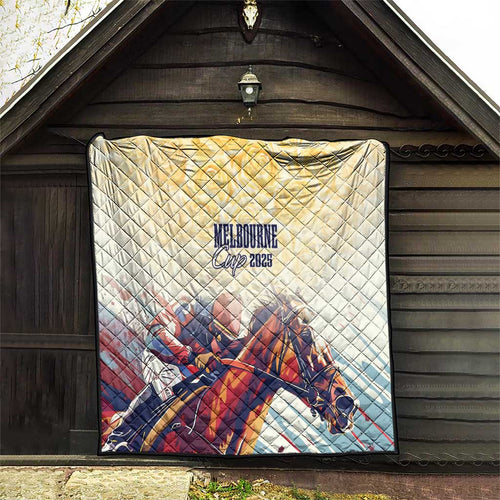Melbourne Horse Racing Quilt Yellow Rose Champion LT7