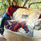 Melbourne Horse Racing Quilt Yellow Rose Champion LT7