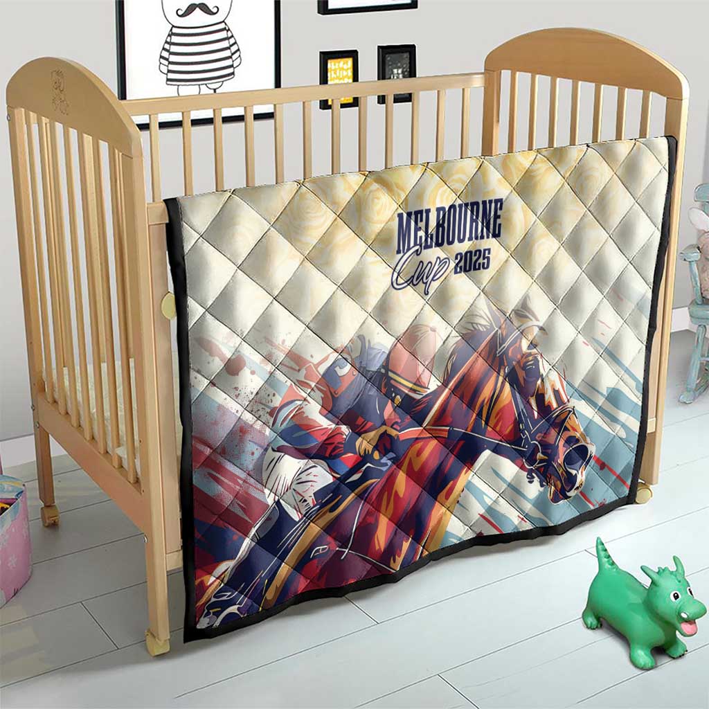 Melbourne Horse Racing Quilt Yellow Rose Champion LT7