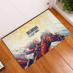 Melbourne Horse Racing Rubber Doormat Yellow Rose Champion LT7