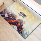 Melbourne Horse Racing Rubber Doormat Yellow Rose Champion LT7