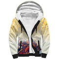 Melbourne Horse Racing Sherpa Hoodie Yellow Rose Champion LT7