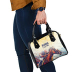 Melbourne Horse Racing Shoulder Handbag Yellow Rose Champion LT7