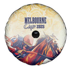 Melbourne Horse Racing Spare Tire Cover Yellow Rose Champion LT7