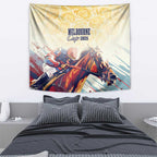 Melbourne Horse Racing Tapestry Yellow Rose Champion LT7