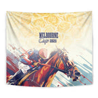 Melbourne Horse Racing Tapestry Yellow Rose Champion LT7