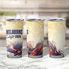 Melbourne Horse Racing Tumbler Cup Yellow Rose Champion LT7