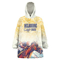 Melbourne Horse Racing Wearable Blanket Hoodie Yellow Rose Champion LT7