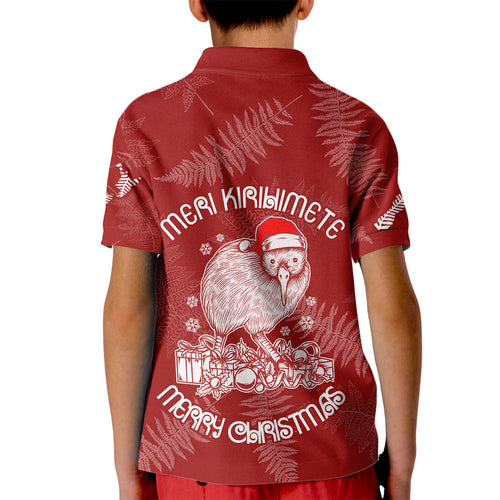 new-zealand-christmas-kid-polo-shirt-silver-fern-mix-kiwi-bird-ver01