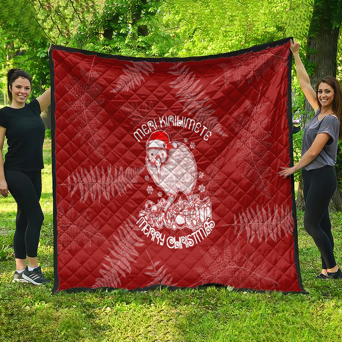 new-zealand-christmas-quilt-silver-fern-mix-kiwi-bird-ver01