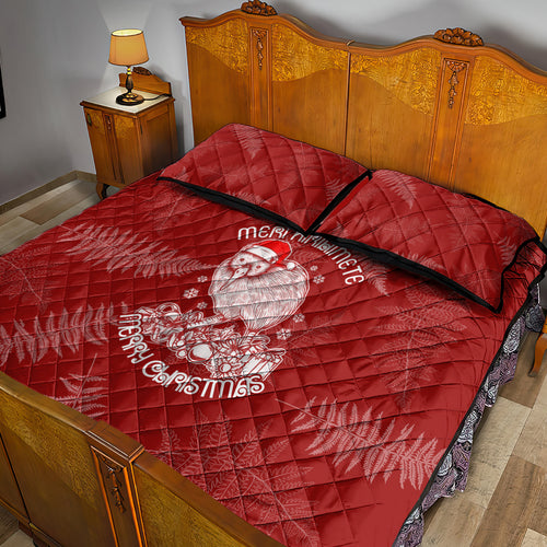 new-zealand-christmas-quilt-bed-set-silver-fern-mix-kiwi-bird-ver01