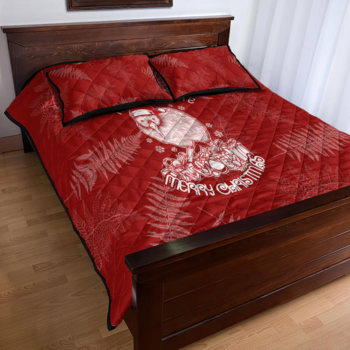 new-zealand-christmas-quilt-bed-set-silver-fern-mix-kiwi-bird-ver01